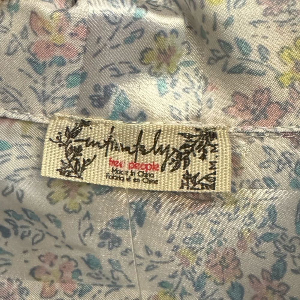 NWT Intimately Free People Size Medium Sweet Talk PJ Top Sunfaded Combo - Picture 13 of 15